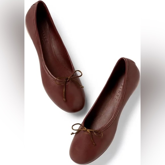 Jamie Haller Ballet Slipper in Brown